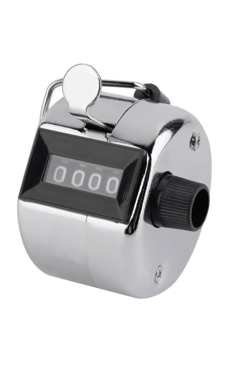 إيروريكس عداد يدوي معدني من النوع الثاني، عداد أرقام مكون من 4 أرقام، عدادات ميكانيكية يدوية