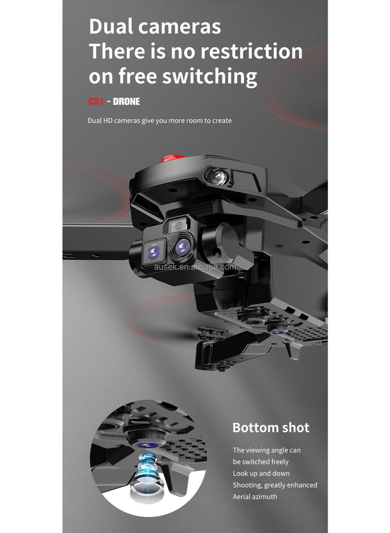 DEHKAH Foldable 4K Dual Camera Drone with WiFi FPV, 2.4GHz 6-Function Remote Control & High-Definition Aerial Photography Quadcopter for Beginners and Kids - Image 4