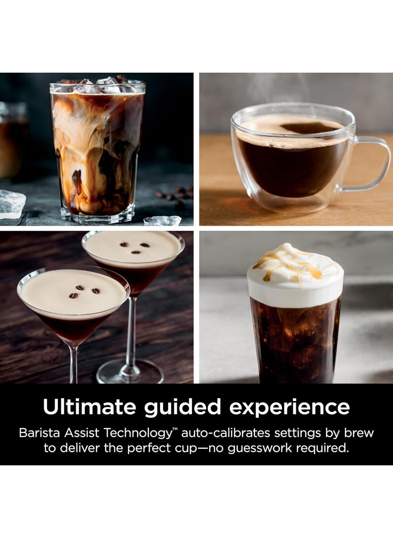 Ninja Ninja Espresso Machine Luxe Caf Premier Series Drip Coffee Maker and Rapid Cold Brew Integrated Grinder Assisted Tamper HandsFree Frother for Cappuccinos and Lattes Dairy or NonDairy ES601  - Image 3