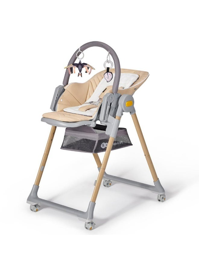 Kinderkraft Lastree Highchair - Wood - Image 1