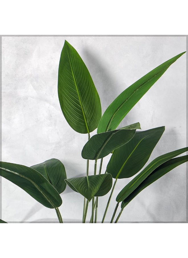 Yatai - YATAI DECOR Nearly Natural Artificial Banana Tree Houseplant Bird of Paradise Fake Plant with Plastic Pot for Home Garden Decoration Fake Tree Artificial Plants (170 Cm) - Image 1