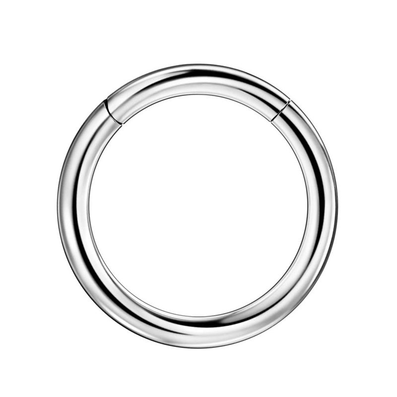 FANSING 10g Nose Rings for Women Men 10mm Nose Hoop Surgical Steel Piercing Hoop for Cartilage Helix 10 Gauge Septum Jewelry - Image 1