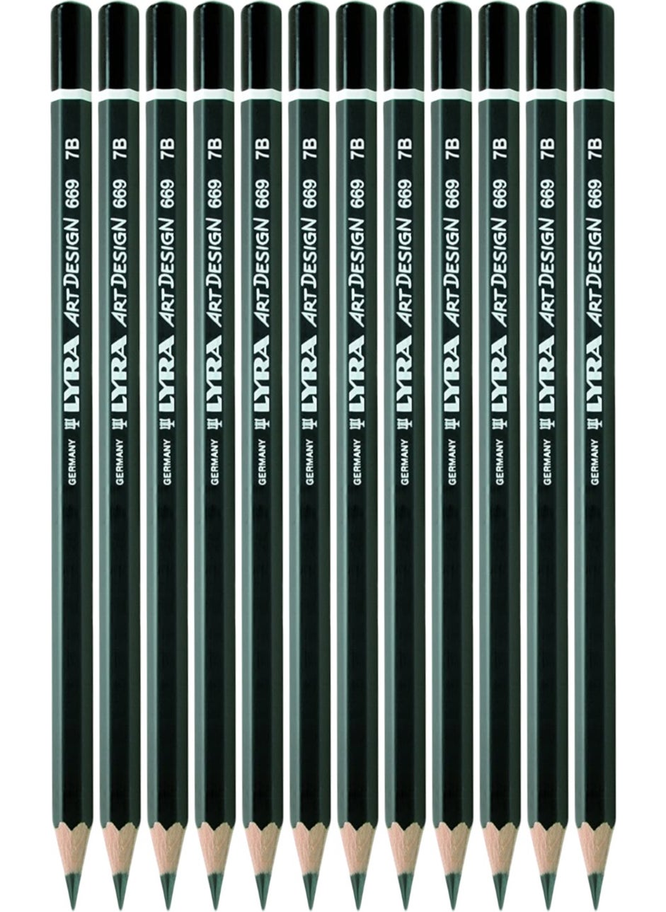 Lyra Art Design Graded Drawing Pen 7B 12 Pack  - Image 1