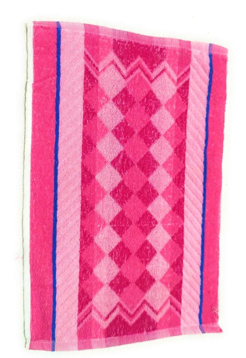 Cotton Colors Floral Design Hand Towels (Medium, Multicolor, Pack of 4)_D6 - Image 3