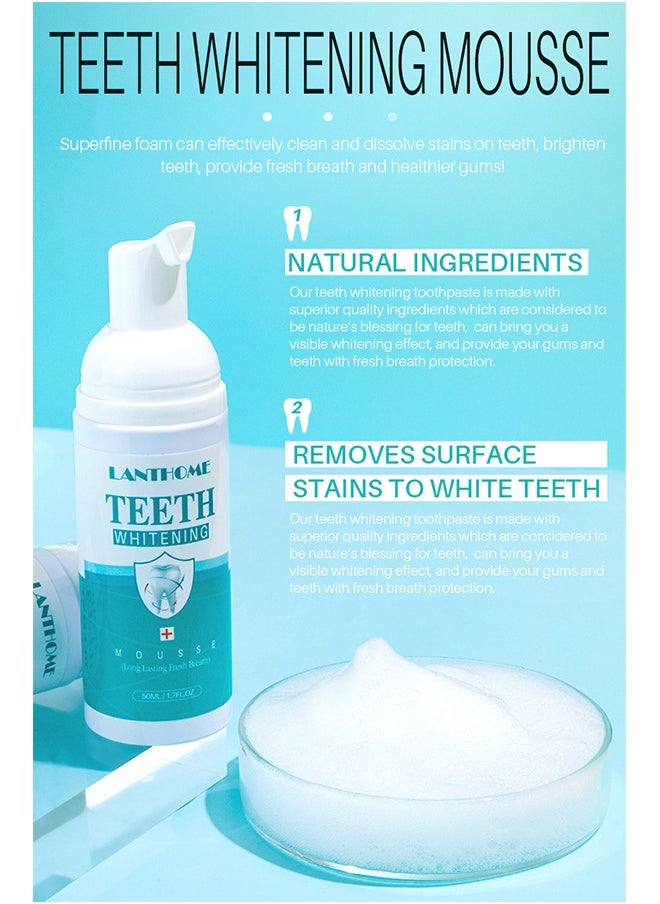 Lanthome Teeth Whitening Mousse-Stain Remover, Teeth Whitening Booster (50ml)  - Image 5