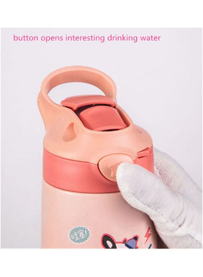 Beauenty Kindergarten Portable Straw Bottle Pink/Red - Image 2