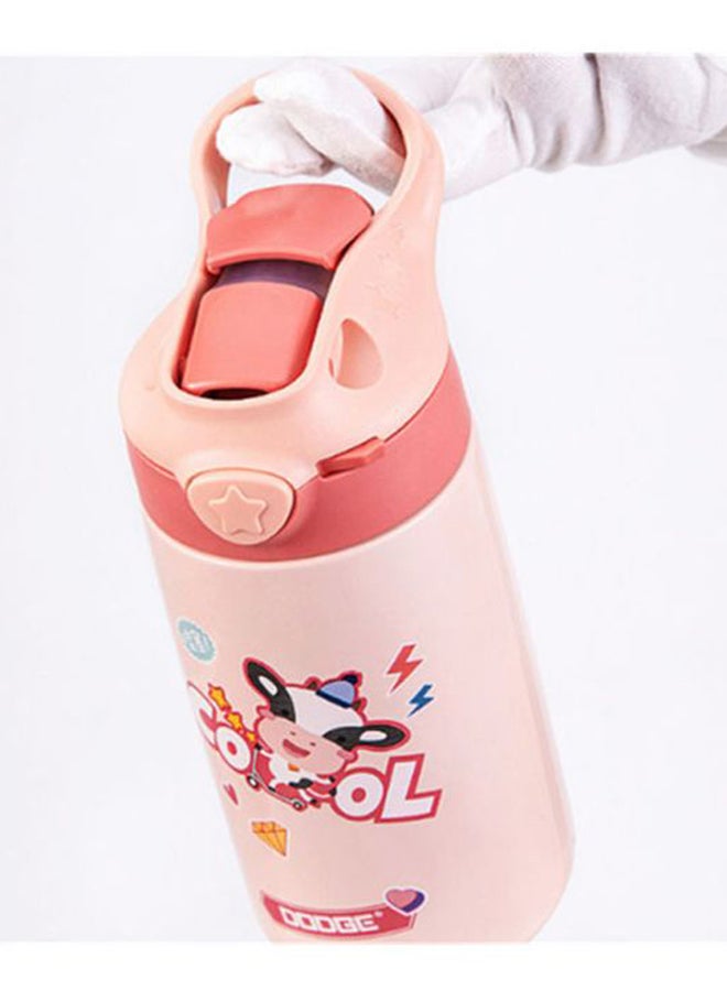 Beauenty Kindergarten Portable Straw Bottle Pink/Red - Image 4