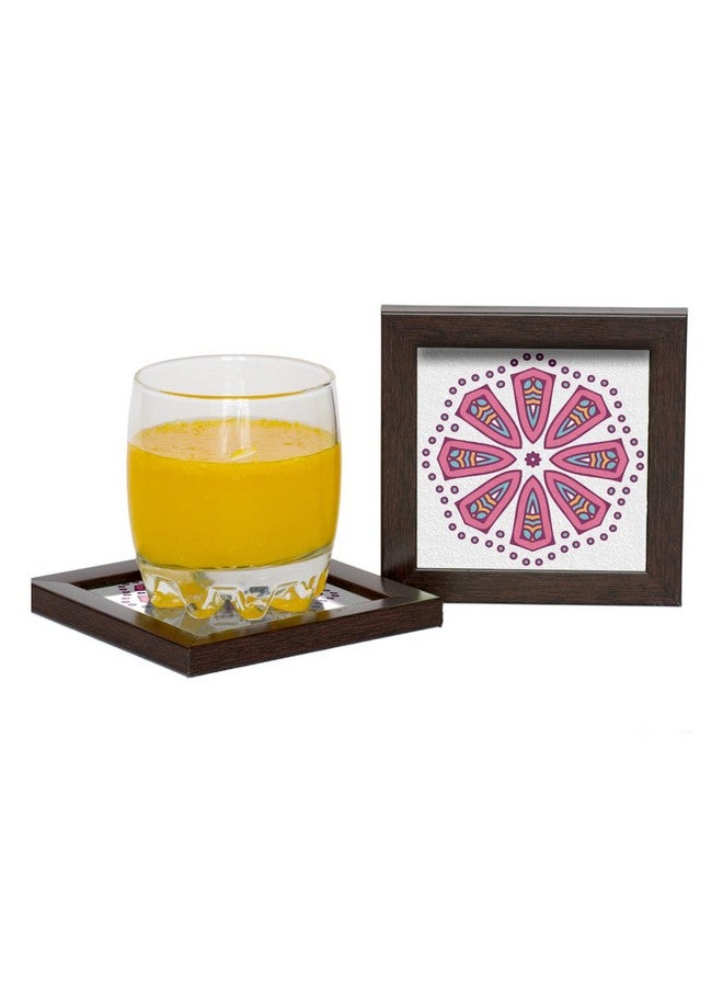 Paper Plane Design Tea Coffee Coaster Set Wooden Decorative Coasters Set. Home and Office Wooden Coasters Design 313 - Image 3