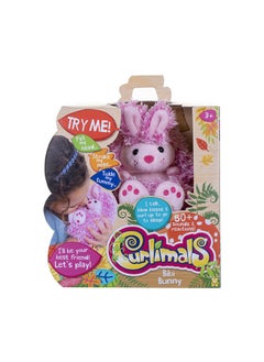 GOLDEN BEAR Curlimals Interactive Plush Soft Toy for Kids - Bibi the Bunny  - Image 1