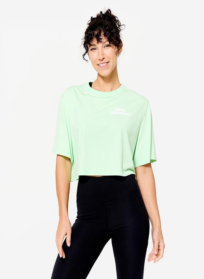DECATHLON Women's Cropped T-Shirt - Image 1