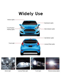 سبايدر مجموعة إضاءة السيارة LED من SPIDER 20 قطعة BL10672، مصابيح LED CANBUS مقاس 39 مم، إضاءة داخلية، مصابيح LED موفرة للطاقة  - Image 5