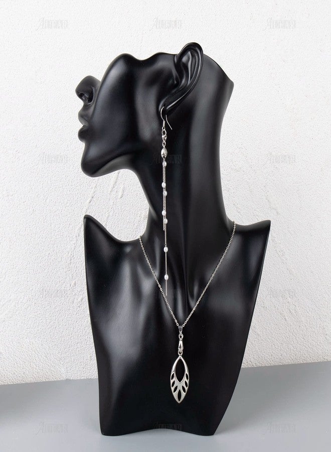 AUEAR, 120 Pack Silver Pinch Clip Bail Clasp Bead Pendant Connectors Metal Buckle Jewelry Findings for Necklace Earring Bracelet Making - Image 3