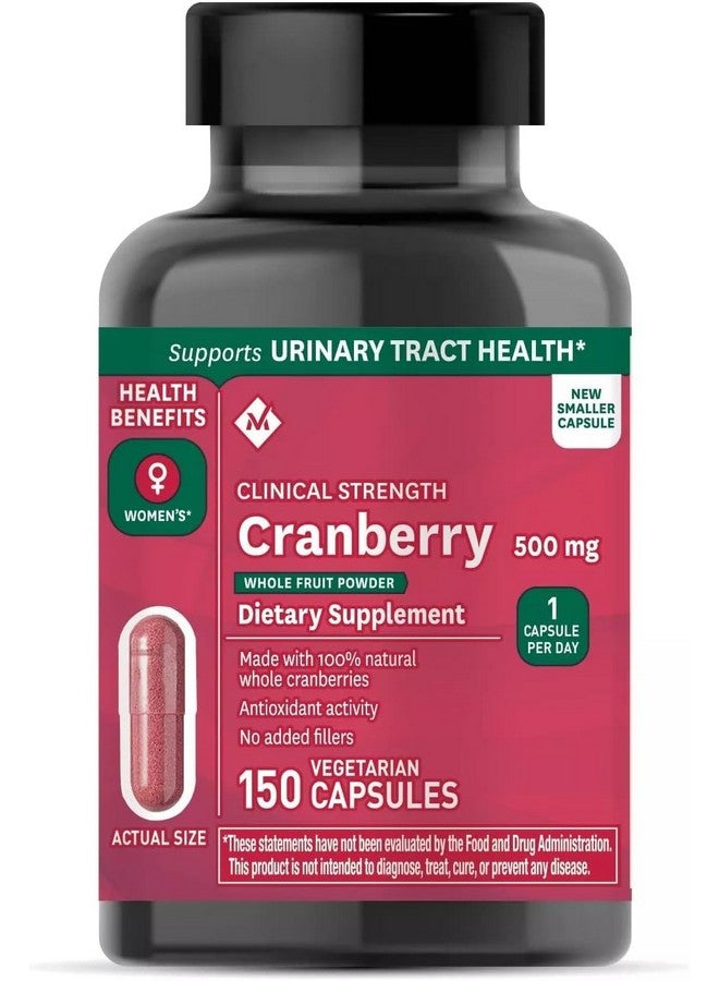 Member Clinical Strength Cranberry Supplement, 500mg, 150 Count - Image 1