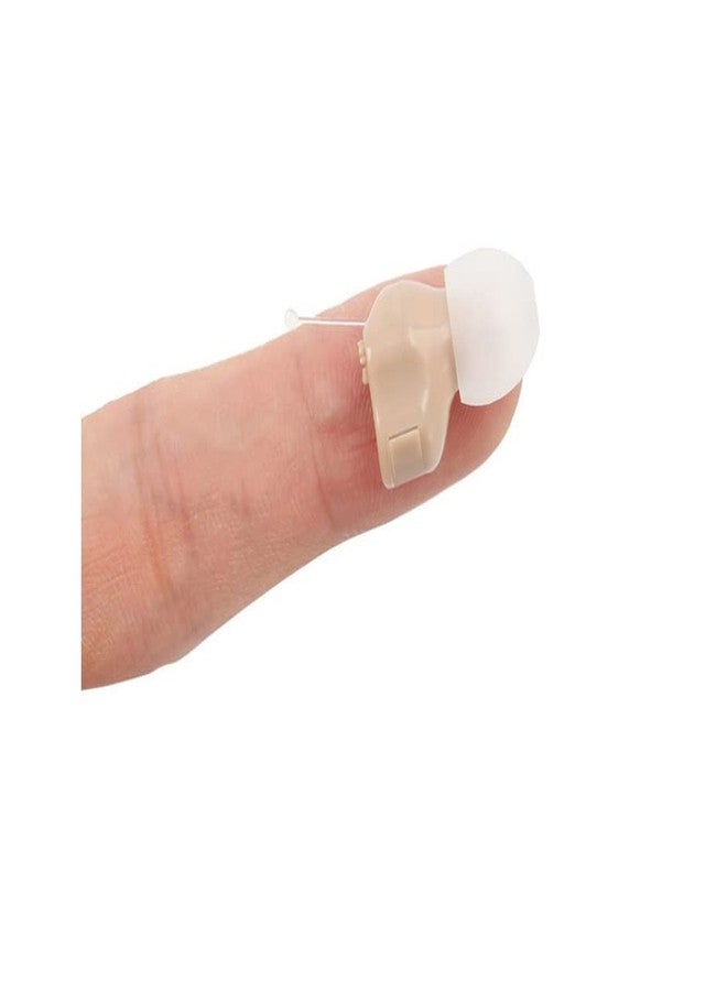 SMARTCARE SC-907: Compact Hearing Aid, 6 German Batteries, 6-Month Warranty | Advanced Sound Amplifier for Clear Audio | Behind-The-Ear Design, Elegant Beige | Ideal for Old Age Comfort - Image 4