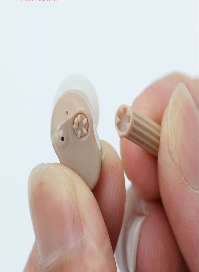 SMARTCARE SC-907: Compact Hearing Aid, 6 German Batteries, 6-Month Warranty | Advanced Sound Amplifier for Clear Audio | Behind-The-Ear Design, Elegant Beige | Ideal for Old Age Comfort - Image 5