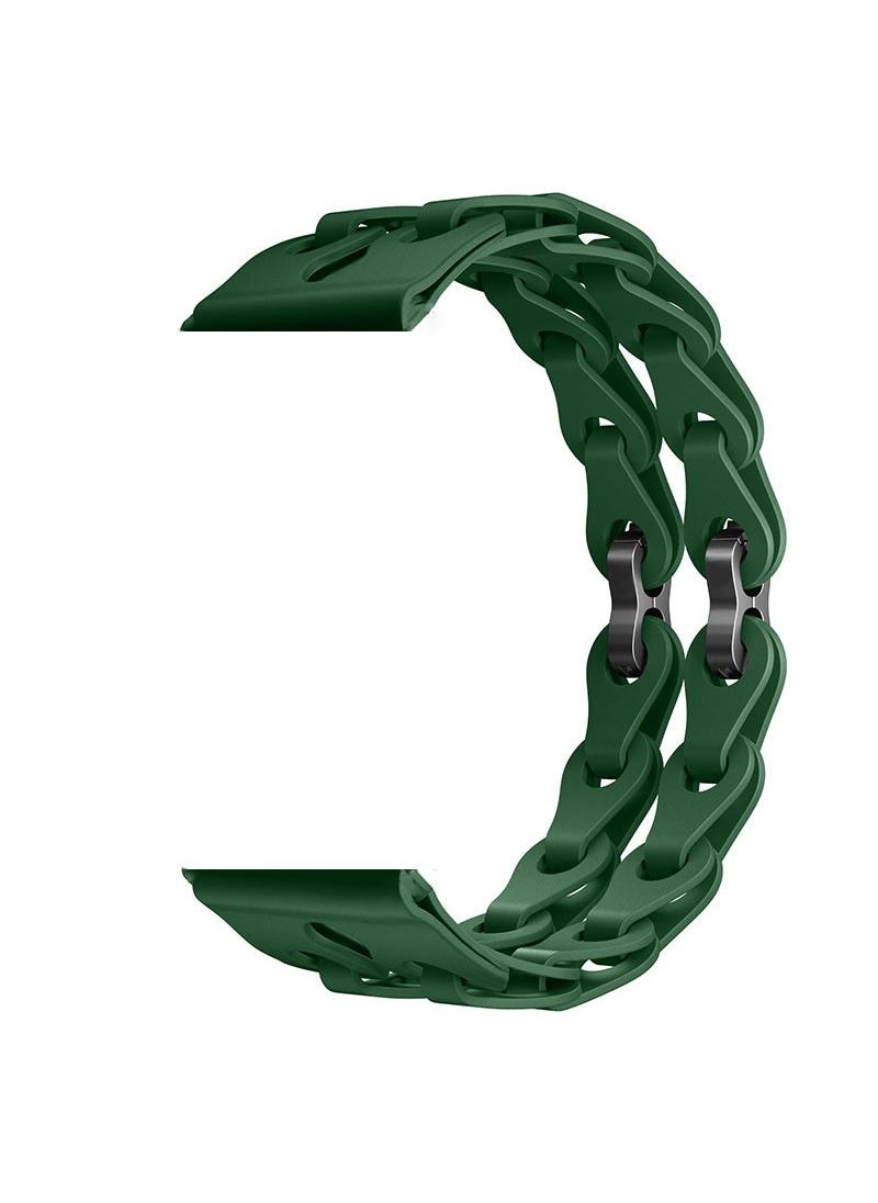 Y&D For Apple 38/40/41mm Fashion Hollow Silicone Bracelet Strap  - Image 1
