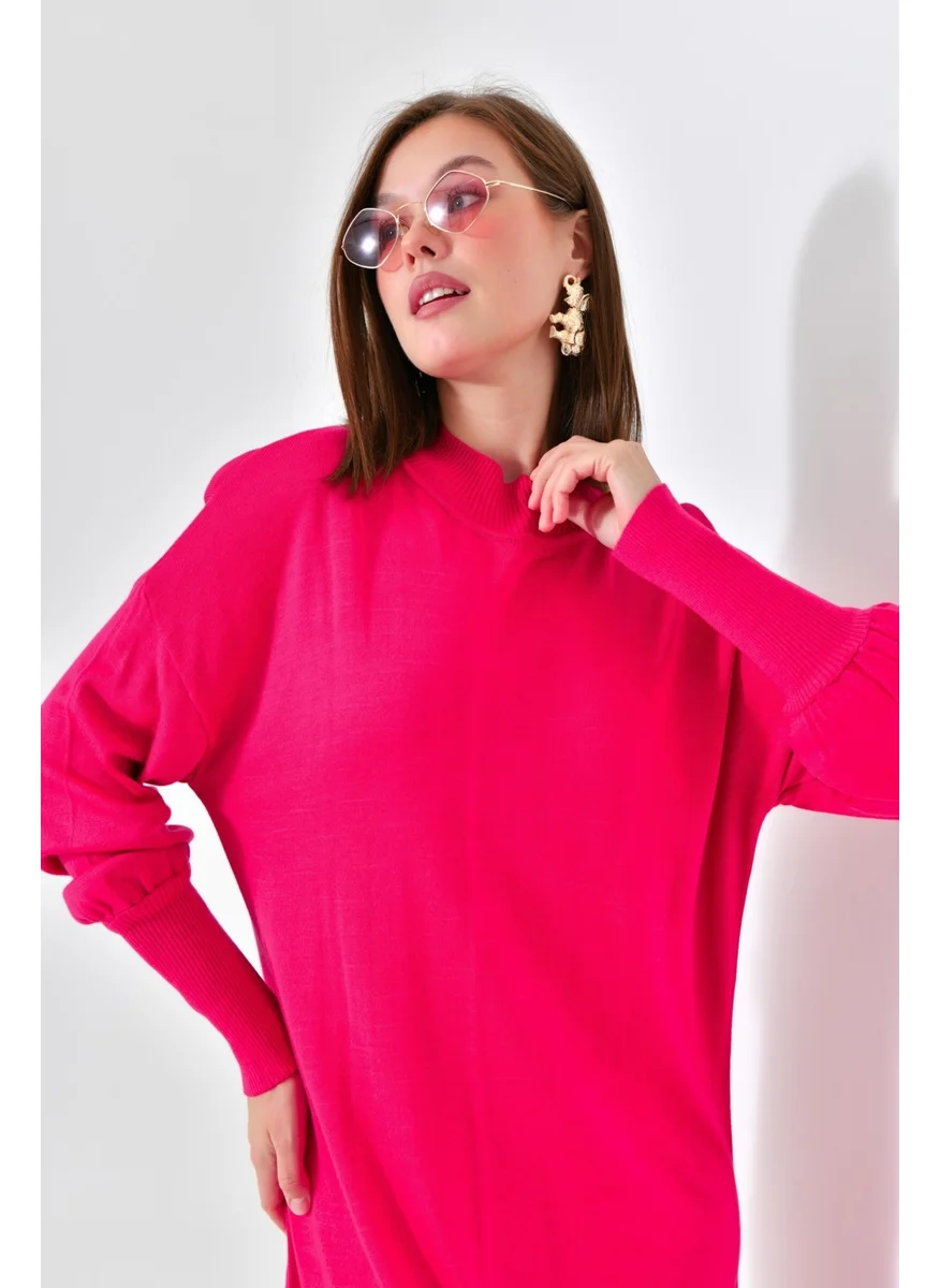 Garmi Women's Plain Basic Tunic Fuchsia