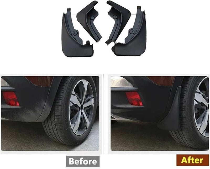 Car Mud Flaps Splash Guards Fender Protector Set Compatible For Peugeot 3008 GT 2017 2023 - Image 4
