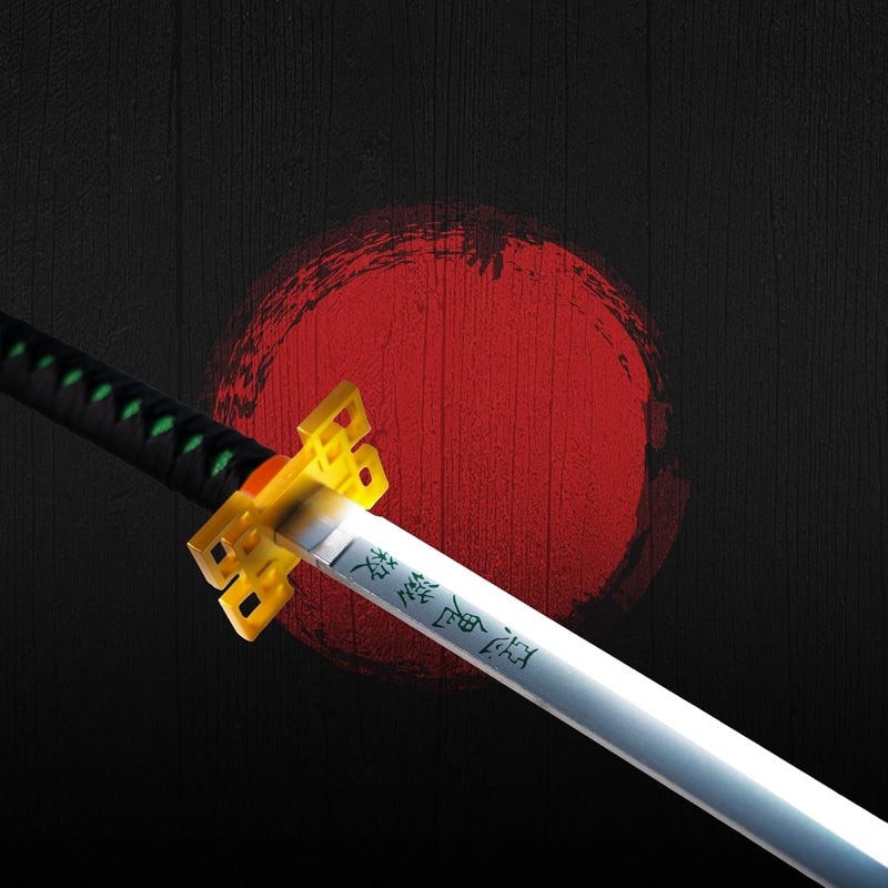 Offo Demon Slayer Muichiro Tokito Neon LED Katana – 100cm Life-Size Light-Up Anime Sword for Cosplay, Display & Training | Elegant Gift for Fans, Kids, Teens & Collectors - Image 2