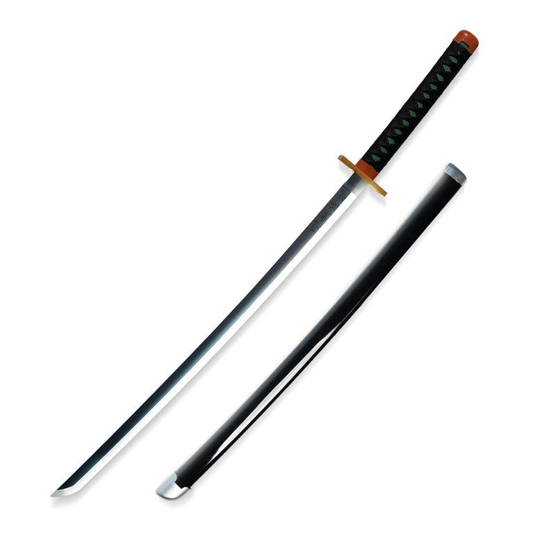 Offo Demon Slayer Muichiro Tokito Neon LED Katana – 100cm Life-Size Light-Up Anime Sword for Cosplay, Display & Training | Elegant Gift for Fans, Kids, Teens & Collectors - Image 1