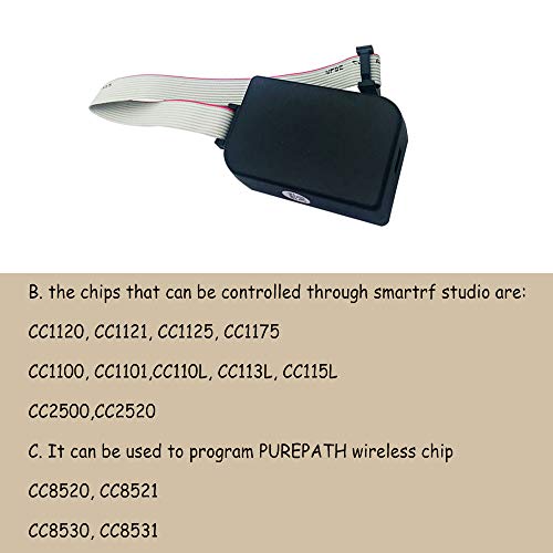 Acxico 1Pcs CC Debugger and Programmer Downloader for RF System-On-Chips CC2540 CC2541 CC2530 etc.Chips Simulation Programmer - Image 5