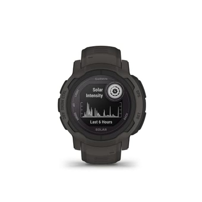GARMIN Instinct 2 Solar, Smaller-Sized Rugged Outdoor Watch With Gps, With Solar Charging Capabilities, Built For All Elements, Multi-Gnss Support, Tracback Routing And More, Graphite - Image 2