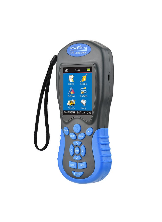 NOYAFA - NF-188 GPS Land Meter Handheld Digital LCD Farmland Area Length Measuring Device, Automatic Manual Mode Outdoor Greenland Surveying Measurement Tool - Image 1