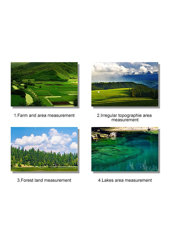 NOYAFA - NF-188 GPS Land Meter Handheld Digital LCD Farmland Area Length Measuring Device, Automatic Manual Mode Outdoor Greenland Surveying Measurement Tool - Image 1