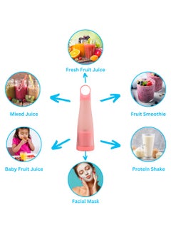 Panvil Mini Juice Portable Blender – High-Efficiency USB Rechargeable Blender with Strong Stainless Steel Blades, Premium Material, Compact and Lightweight for Smoothies, Shakes, and Juices – Ideal for Travel, Office, Gym, and On-the-Go Use  - Image 2