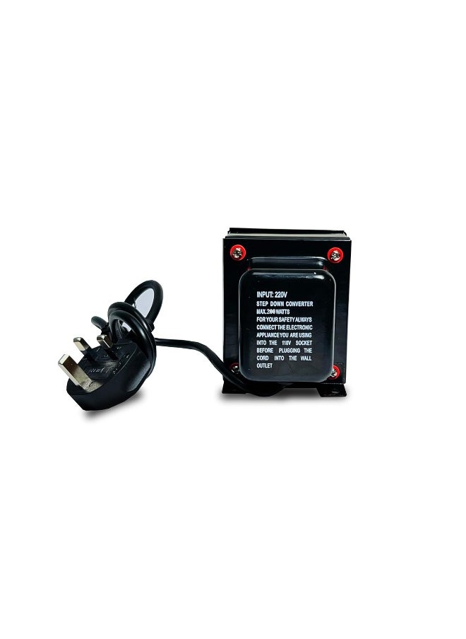 melfi Melfiâ„¢ 200 Watt Step Down Transformer. 220 Volt to 110 Volt Voltage Power Converter  - Image 4