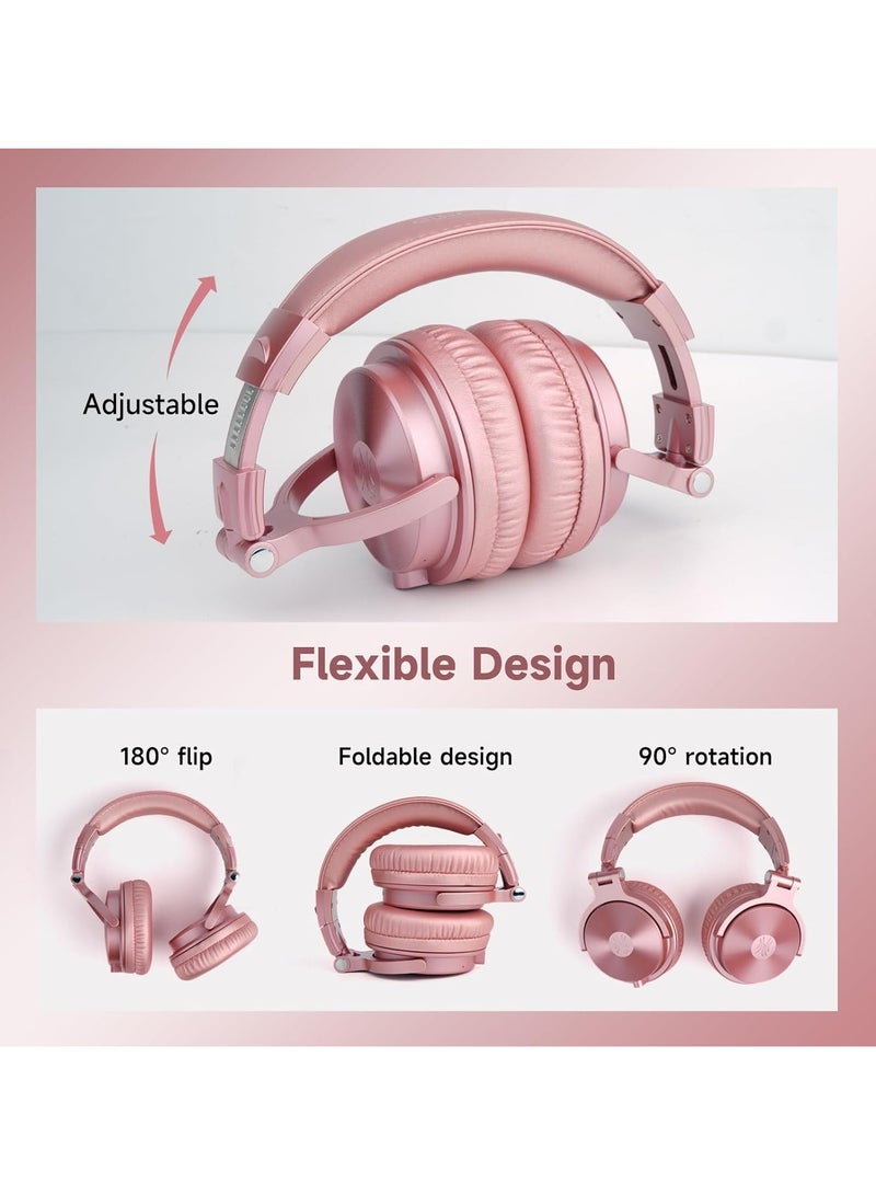 OneOdio OneOdio Bluetooth Over Ear Headphones, 110 Hrs Wireless/Wired Stereo Sound Foldable Headsets with Deep Bass 50mm Neodymium Drivers for PC/Phone/Tablet - Studio Wireless Pro C  - Image 3