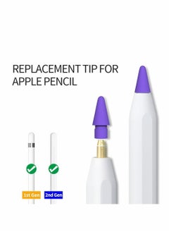 Y&D Replacement Tips for Apple Pencil, 5 Pcs Color Pen Tip Compatible with Pencil 1st & 2nd Generation Nib  - Image 2