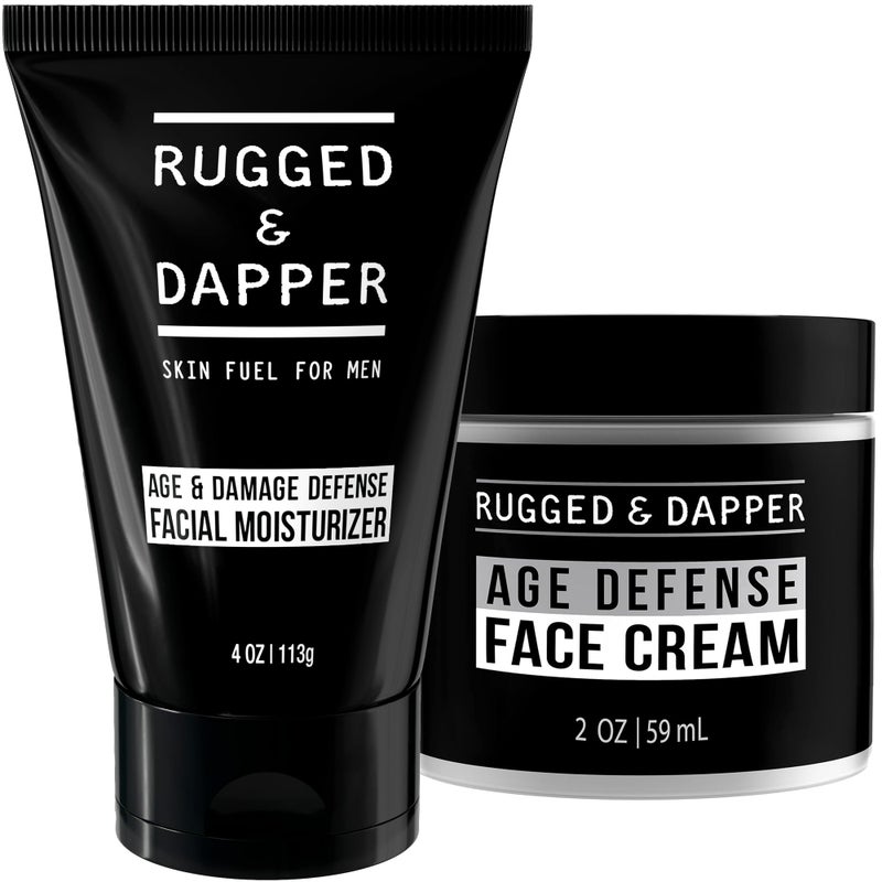 RUGGED & DAPPER Hydration Daily Face Moisturizer and Night Cream Bundle - Image 1