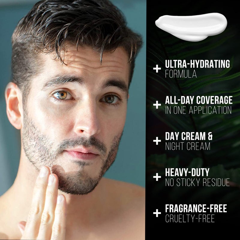 RUGGED & DAPPER Hydration Daily Face Moisturizer and Night Cream Bundle - Image 3