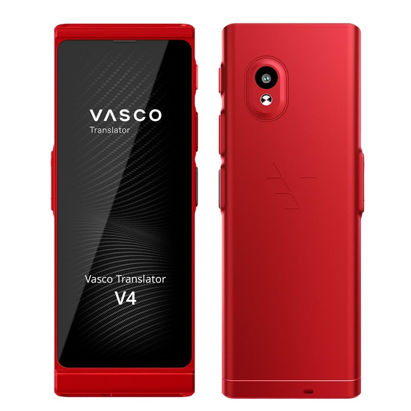 Vasco Electronics جهاز مترجم اللغات فاسكو V4 112 لغة إنترنت مجاني مدى الحياة في حوالي 200 دولة أحمر روبي - Image 2