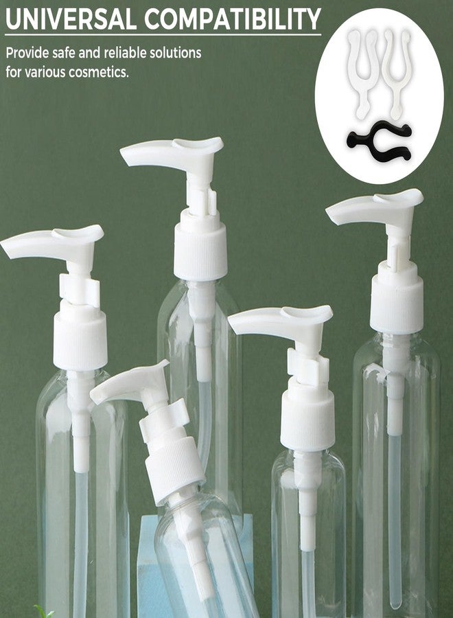 CCDANSIYUCR 120Pcs Leakproof Pump Lock Clips, Travel Leak Locks for Shampoo Lotion Cleansing Oil Bottles, No-Spill Dispenser Seal Clamp Accessories, Camping Toiletry Essentials (PP Material) - Image 2