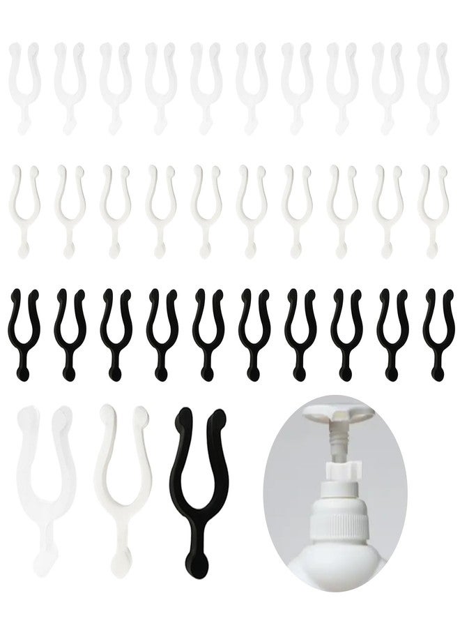 CCDANSIYUCR 120Pcs Leakproof Pump Lock Clips, Travel Leak Locks for Shampoo Lotion Cleansing Oil Bottles, No-Spill Dispenser Seal Clamp Accessories, Camping Toiletry Essentials (PP Material) - Image 1