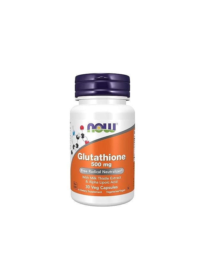 now Glutathione 500 Mg  VEG CAPSULES 30S