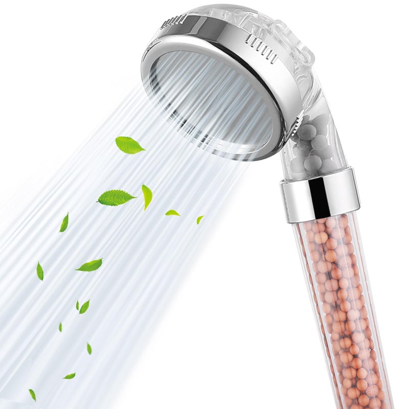 Nuodan Filtered Handheld Shower Head - High Pressure 3 Spray Setting Showerhead Filter For Hard Water - For Dry Skin & Hair - Image 1