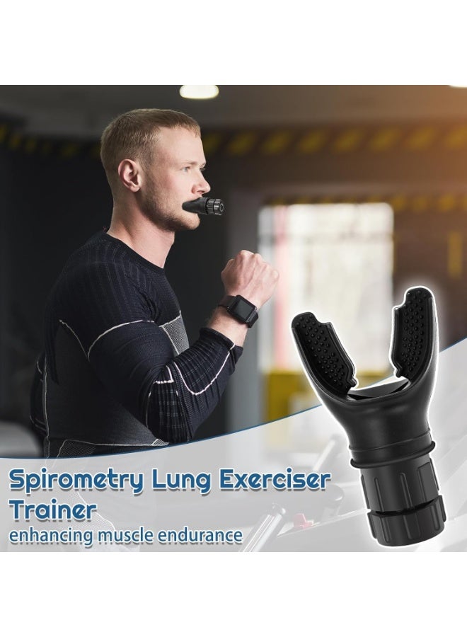 Deep Breathing Exerciser with Adjustable Resistance for Training and Improving Lung Capacity for Men and Women Portable Lightweight Small Silicone Breathing Muscle Exerciser for Adults (Multicolor - Color May Vary) - Image 5