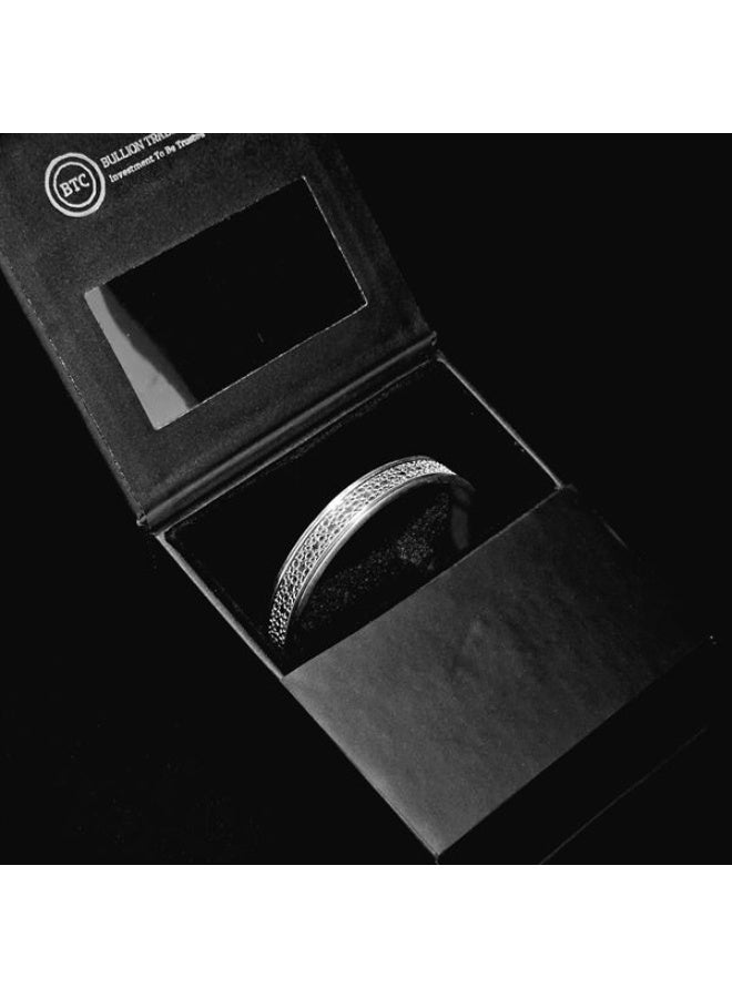 BTC 31.10 Grams 999.0 Silver Bangle - Image 1