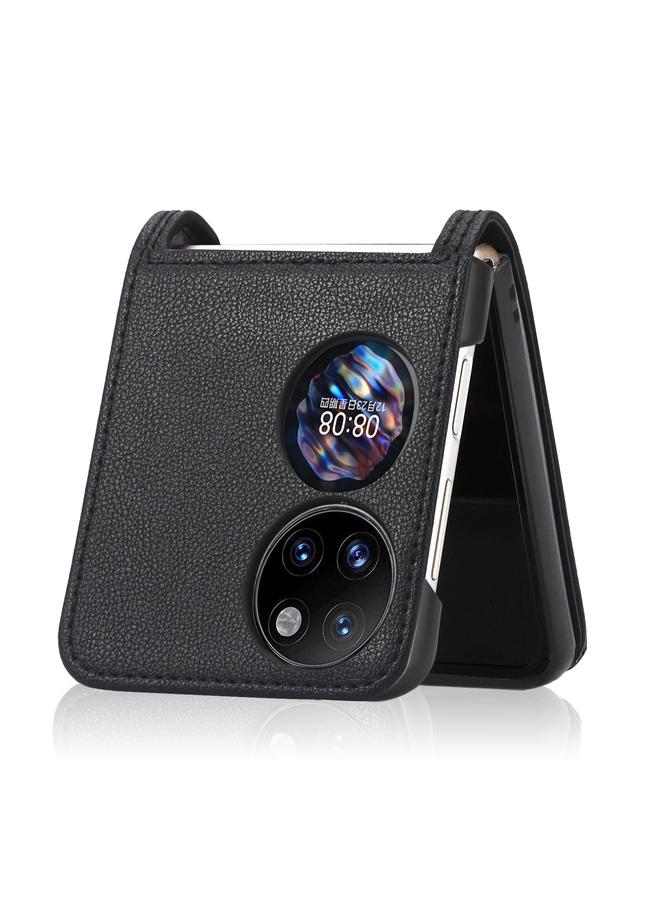 Zaboon Case For Huawei P50 Pocket Lambskin Texture Card Folding Phone Case - Image 3