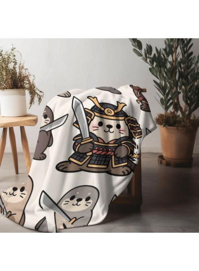 عام بطانية رقيقة من الفانيلا الكرتونية للأطفال والرضع (دافئة ومريحة، ومناسبة للنوم والألعاب) 70 سم * 100 سم - Image 5