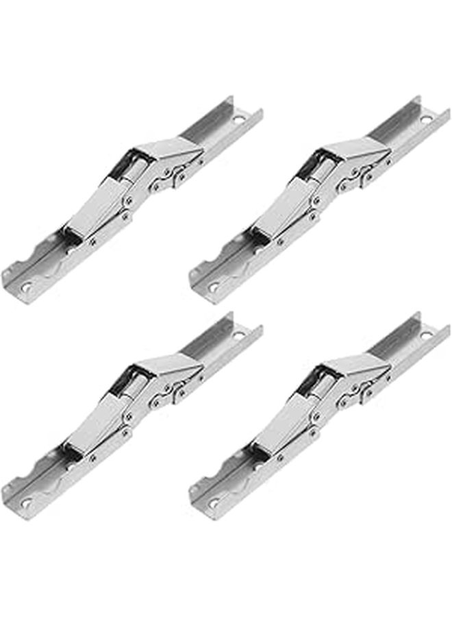 4pcs 90 Degree Corner Cabinet Door Hinges Small Curved Folding Table Repair - Image 1