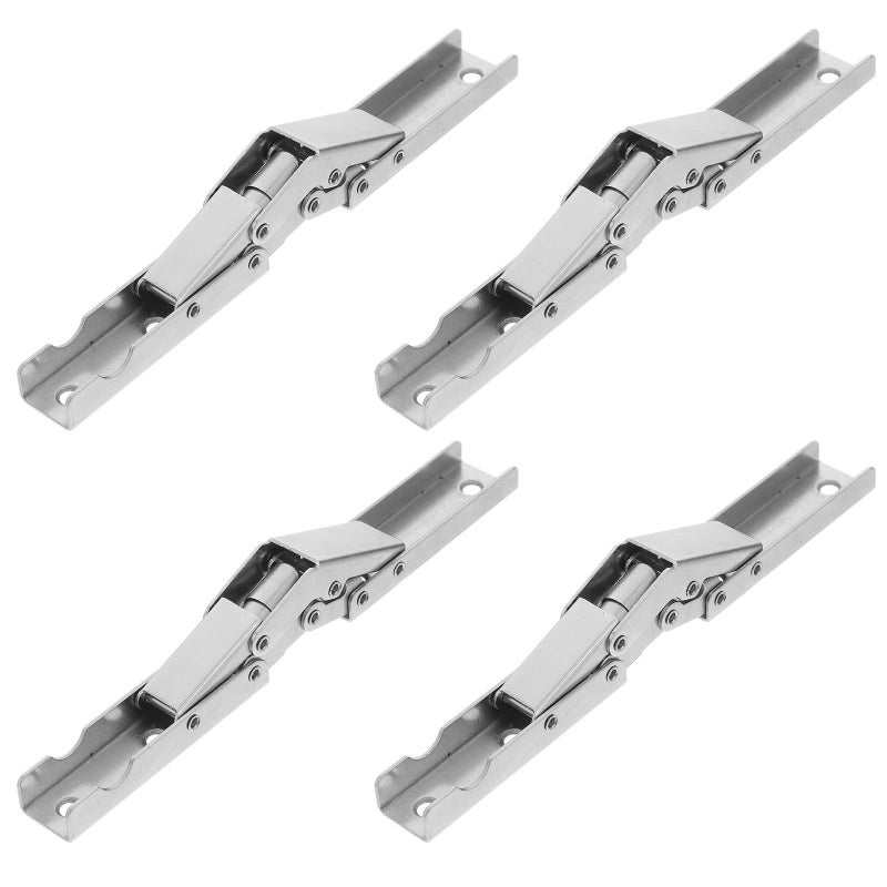 4pcs 90 Degree Corner Cabinet Door Hinges Small Curved Folding Table Repair - Image 2