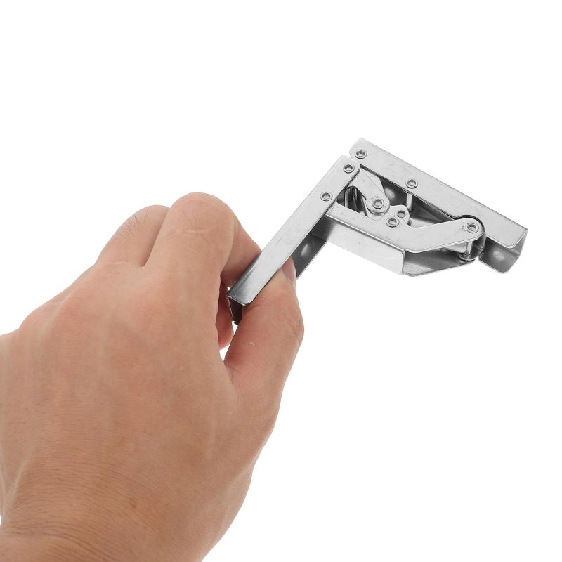4pcs 90 Degree Corner Cabinet Door Hinges Small Curved Folding Table Repair - Image 5