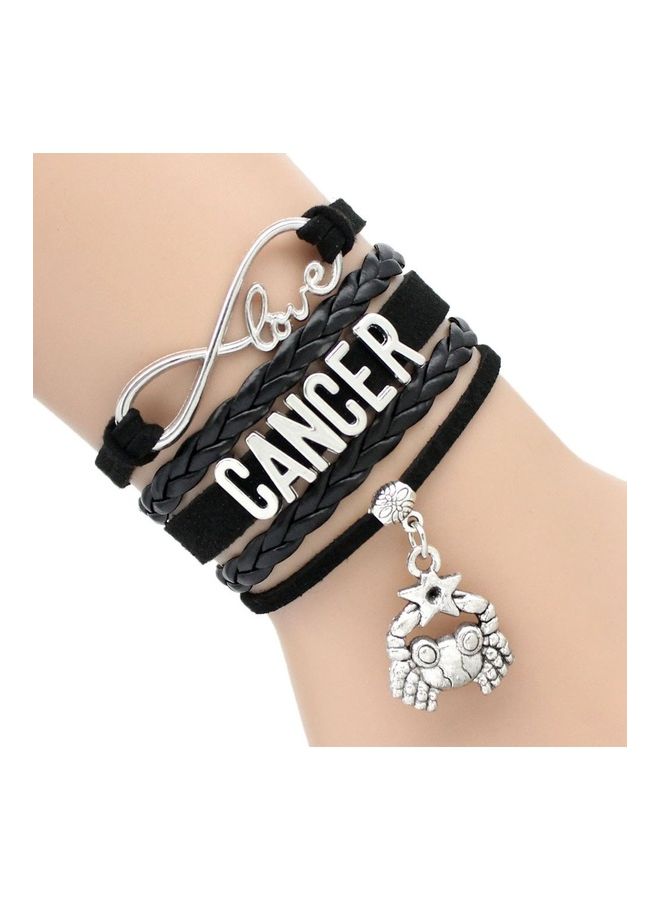 سوار مصنوع يدوياً من الجلد الصناعي بتصميم 12 برج فلكي - Image 1