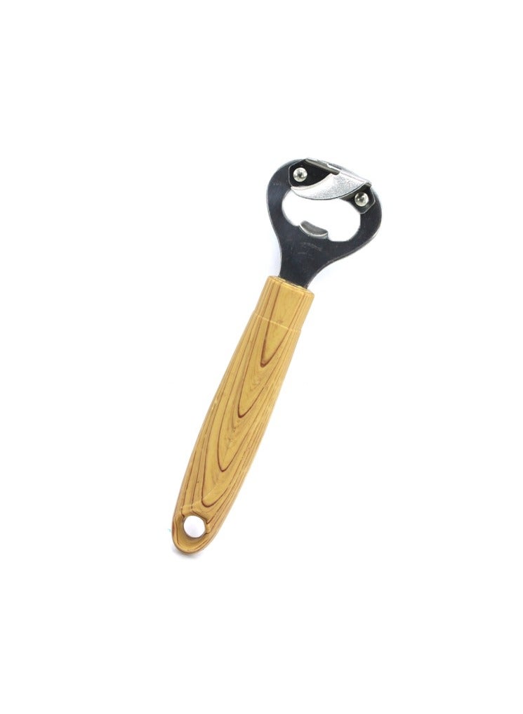AL QADAH Stainless Steel Bottle Opener Side Cut Plastic Handle  - Image 1