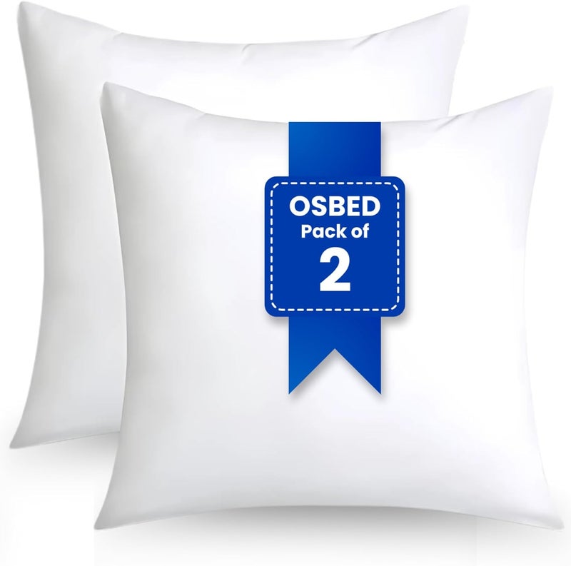 OSBED Soft Cushion Inserts for Home Decor - Pack of 2, 30 x 30 cm - Image 1