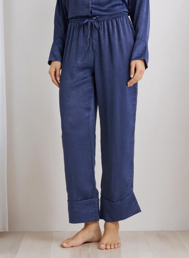 سبلاش فيڤ طقم بيجاما قميص بياقة وسروال بوليستر - Image 4